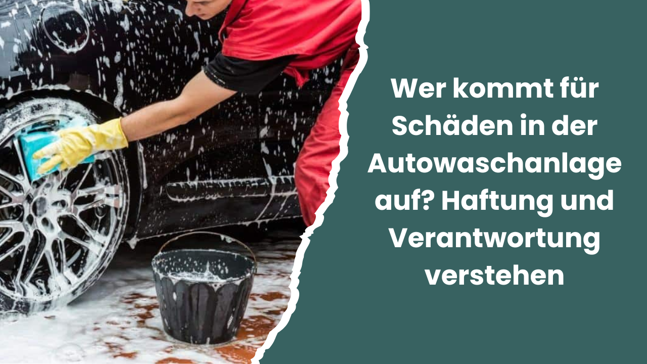 Wer kommt für Schäden in der Autowaschanlage auf Haftung und Verantwortung verstehen