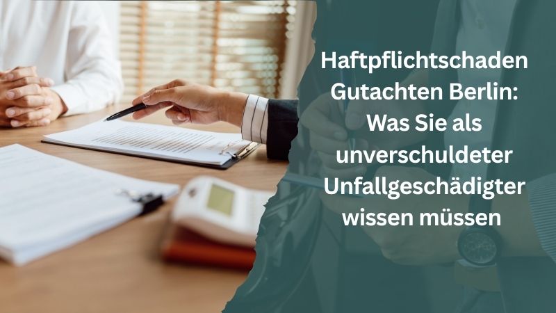Haftpflichtschaden Gutachten